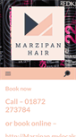 Mobile Screenshot of marzipanhair.co.uk